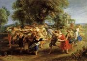 Peter Paul Rubens A Peasant Dance oil on canvas